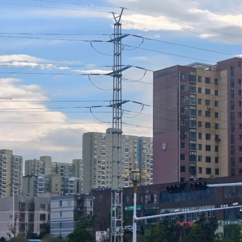 110-kV-Übertragungsleitungs-Winkelstahlturm